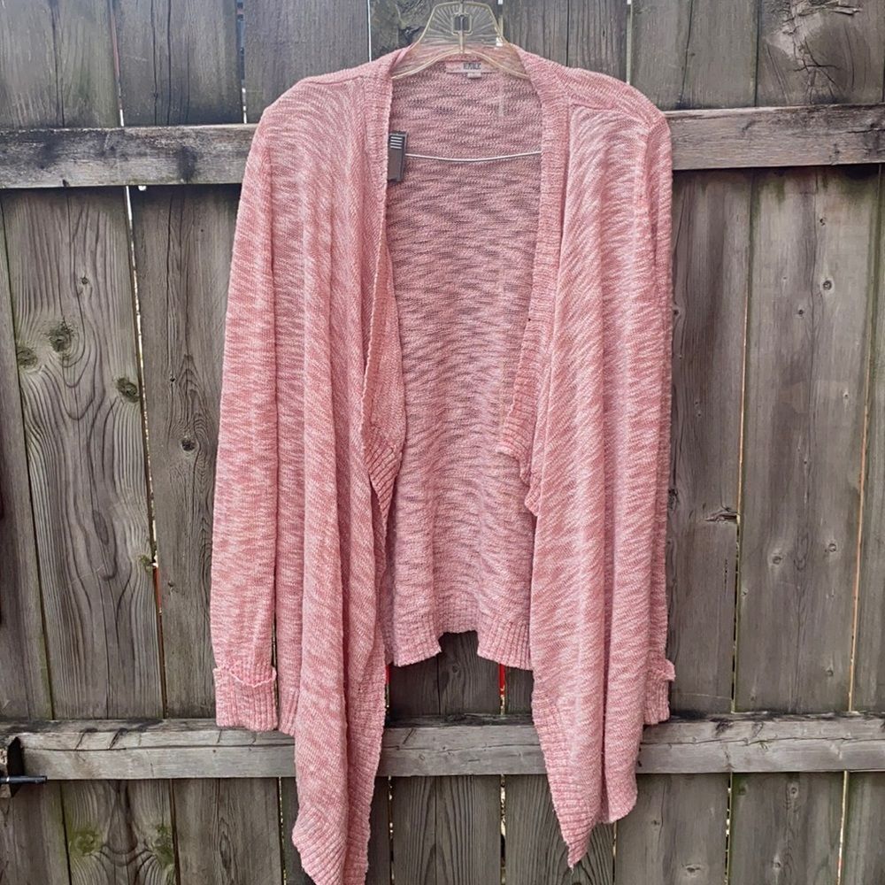 Pink Rose open cardigan sz. L